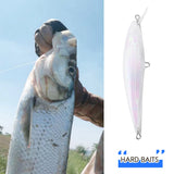 10Pcs Clear Unpainted Hard Fishing Lure Bodies Wobblers
