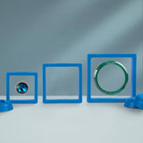 10Pcs Transparent Pe Film Jewelry Display Holder Suspended Packing Box
