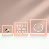 10Pcs Transparent Pe Film Jewelry Display Holder Suspended Packing Box