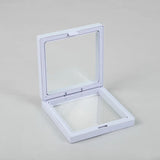 10Pcs Transparent Pe Film Jewelry Display Holder Suspended Packing Box