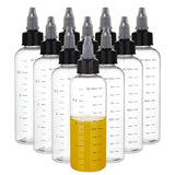 10Pcs 100ml Plastic Bottle with Cap Dropping Jars