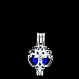 Tree Shape Pearl Cage Locket Aromatherapy Diffuser Necklace Bracelet
