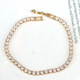 10Pcs CZ Tennis Crystal Bracelet Girl Party Jewelry