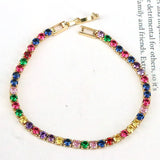 10Pcs CZ Tennis Crystal Bracelet Girl Party Jewelry