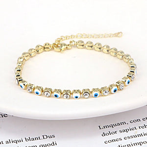 10Pcs CZ Tennis Rainbow Bracelet for Girls