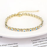 10Pcs CZ Tennis Rainbow Bracelet for Girls