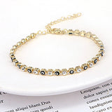 10Pcs CZ Tennis Rainbow Bracelet for Girls