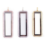 10Pcs Glass Floating Locket Memory Pendant For Women