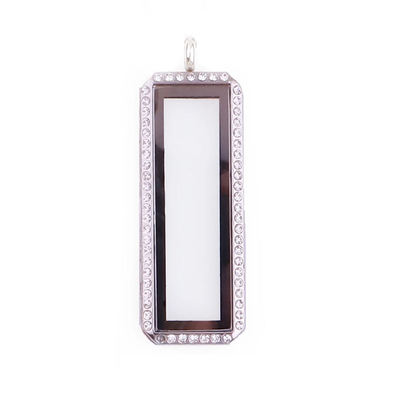 10Pcs Glass Floating Locket Memory Pendant For Women