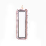 10Pcs Glass Floating Locket Memory Pendant For Women