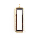 10Pcs Glass Floating Locket Memory Pendant For Women