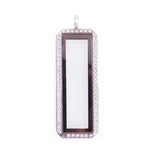 10Pcs Glass Floating Locket Memory Pendant For Women