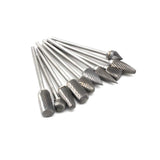 10Pcs Tungsten Carbide Milling Cutter Rotary Tool 2.35MM Shank