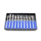 10Pcs Tungsten Carbide Milling Cutter Rotary Tool 2.35MM Shank