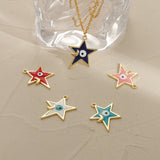 10Pcs Evil Eyes Pendants Lucky Eyes Charms DIY Necklace Making