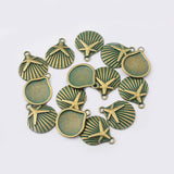 10Pcs Sea Horse Charms for DIY Necklace Making Patina Greek Animal Pendants