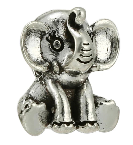 10Pcs Silver-plated Cartoon Animal Charms DIY Jewelry Making
