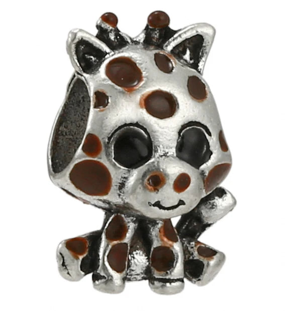 10Pcs Silver-plated Cartoon Animal Charms DIY Jewelry Making