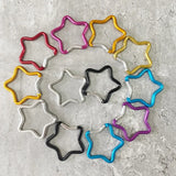 10Pcs Five-Pointed Star Water Bottle Hanging Buckle Carabiner