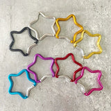 10Pcs Five-Pointed Star Water Bottle Hanging Buckle Carabiner