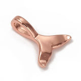 10Pcs Whale Tail Fish Charms Mermaid Tail Pendant for DIY Bracelet Necklace