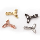 10Pcs Whale Tail Fish Charms Mermaid Tail Pendant for DIY Bracelet Necklace