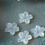 10Pcs Natural Mother Pearl Shell Flower Shell Beads Diy Earrings Jewelry