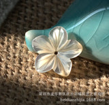 10Pcs Natural Mother Pearl Shell Flower Shell Beads Diy Earrings Jewelry