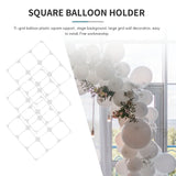10Pcs Square Balloon Holder Stage Background Mesh