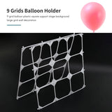 10Pcs Square Balloon Holder Stage Background Mesh