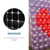 10Pcs Square Balloon Holder Stage Background Mesh
