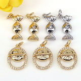 10Pcs Wholesale Celestial Interstellar CZ Zircon Charms Pendants