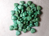 10Pcs Natural Turquoise Heart Pendants