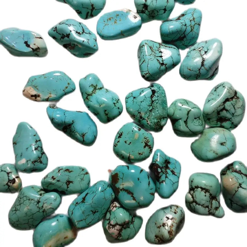10Pcs 100% Natural Turquoise Rubbly Jewelry Pendants