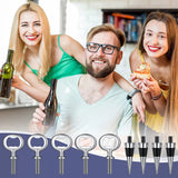 15Pcs Wine Stopper and Bottle Opener Inserts Set