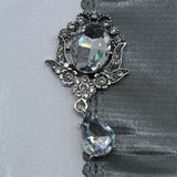 10Pcs Flower Brooch Pin Rhinestone Breastpin Decorations Party Jewelry