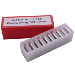 10Pcs Carbide Insert Blades for Lathe Chisel 14X14X2mm