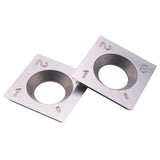 10Pcs Carbide Insert Blades for Lathe Chisel 14X14X2mm