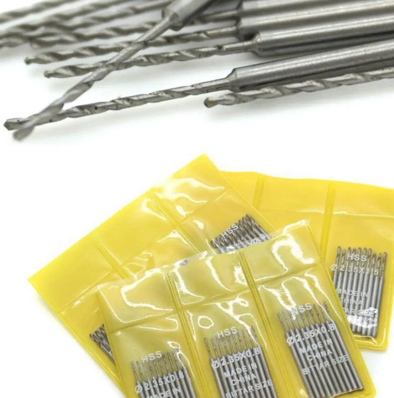 10Pcs High Drill Bit Woodworking Rotary Tools 2.35mm Shank