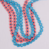 10Pcs/lot 10mm Pink Stone Mother Of Pearl Shell Beads For DIY Jewelry