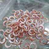 10Pcs 12MM Pink Mother Pearl Shell Beads DIY Jewelry Making
