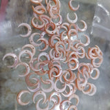 10Pcs 12MM Pink Mother Pearl Shell Beads DIY Jewelry Making