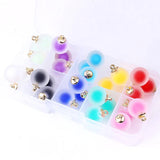 10Pcs 16mm Acrylic Frosted Beads Charms for Jewelry Making
