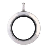 10Pcs 25mm Round Floating Locket Pendant Jewelry Accessories