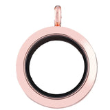 10Pcs 25mm Round Floating Locket Pendant Jewelry Accessories