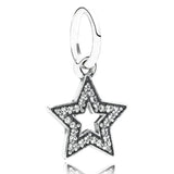 10Pcs Crystal Charms Beads Pendant For DIY Bracelets Necklaces