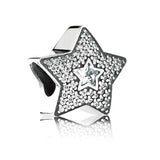 10Pcs Crystal Charms Beads Pendant For DIY Bracelets Necklaces