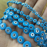 10Pcs Evil Eyes Shell Bead Natural Pearl Bay Beads For Jewelry Making