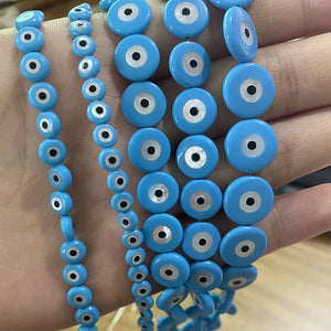 10Pcs Evil Eyes Shell Bead Natural Pearl Bay Beads For Jewelry Making