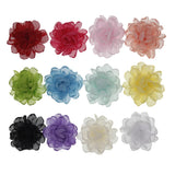 10Pcs Artificial Burning Edge Flower Heads DIY Wedding Home Decor